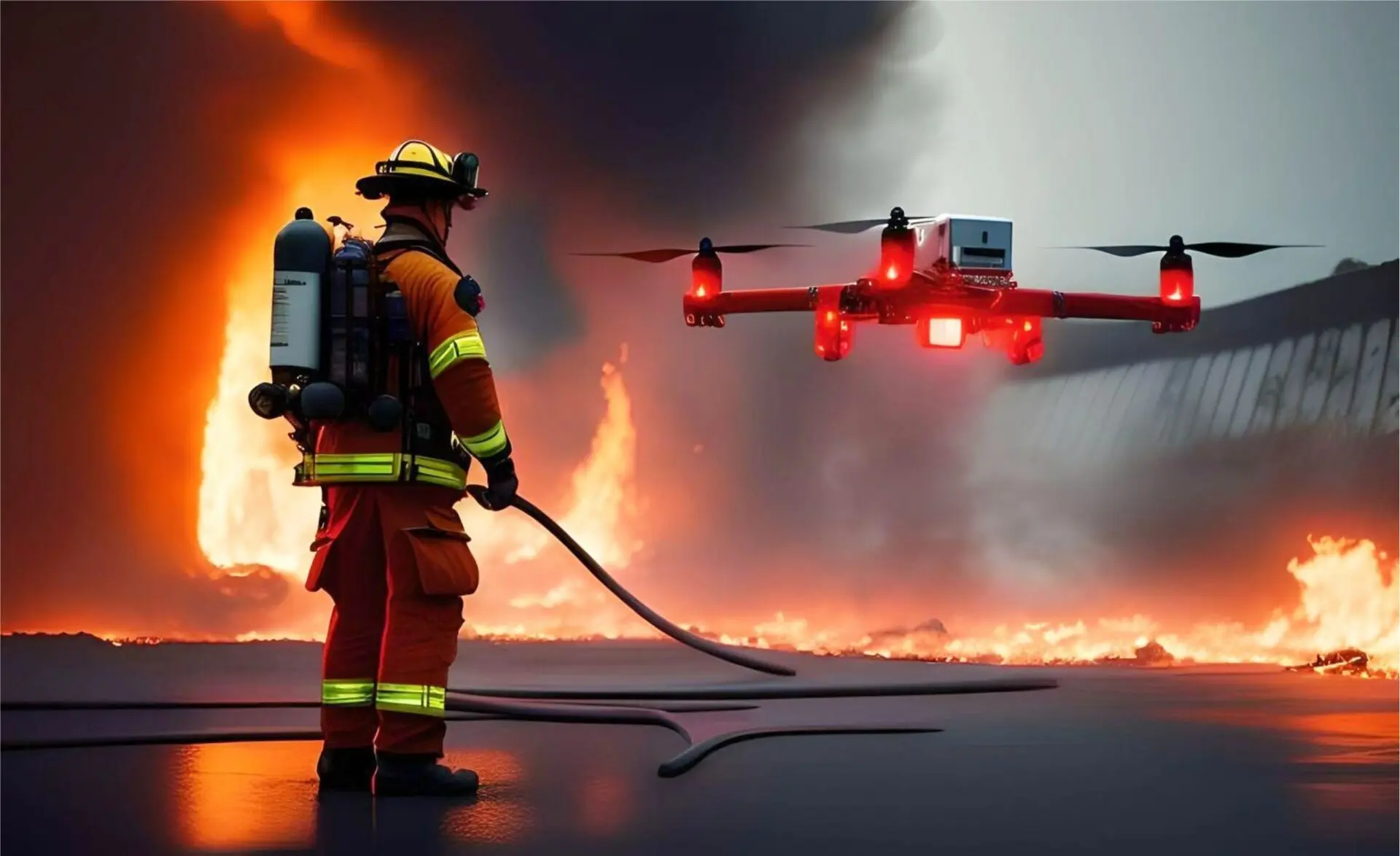 How to build a fire fighting quadcopter drone