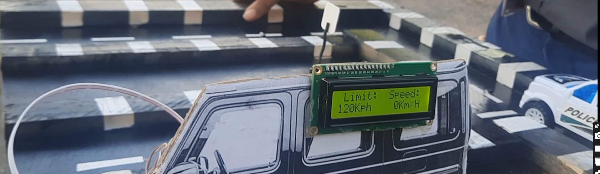 The road model of the over-speeding limiter project design