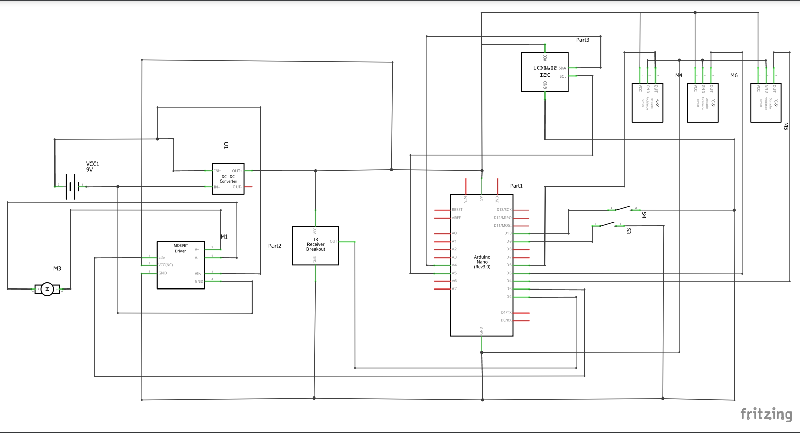 The schematic diagram of the project design