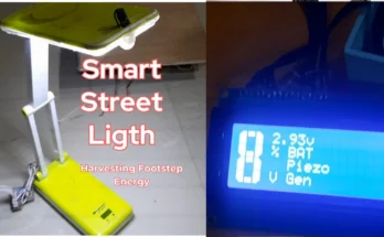 harvesting footsteps energy for a smart street light project design