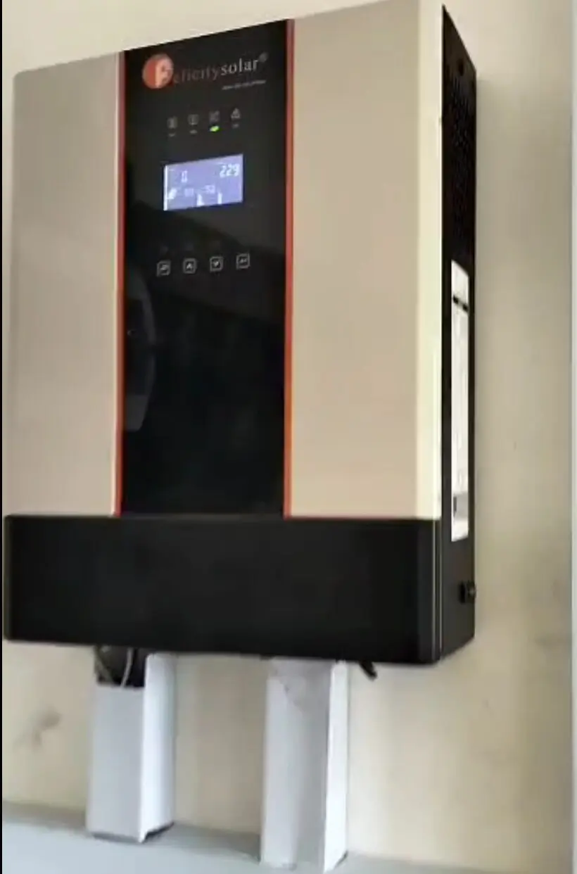 10kVA inverter model from felicity used for this solar power system installation