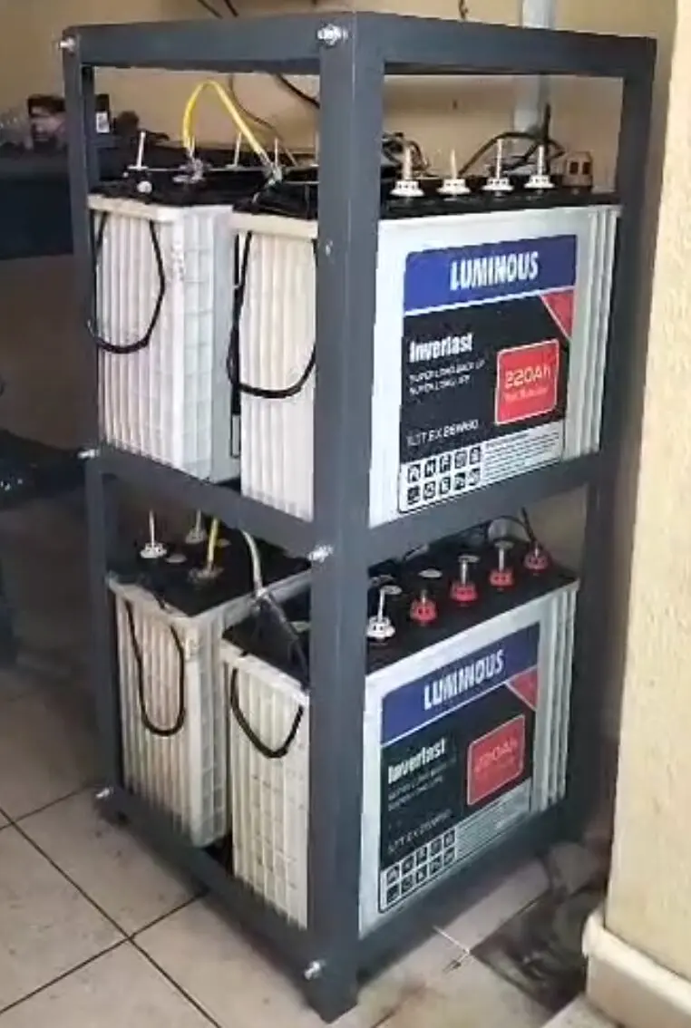 The 220AH tubular battery type is another alternative to be used as backup batteries