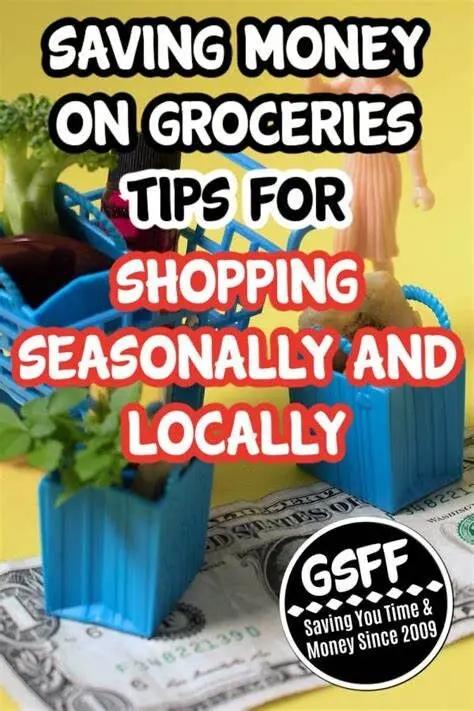 3. Shop Seasonally and Locally: