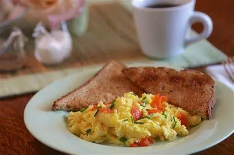 4. Egg Scramble with Whole-Wheat Toast: