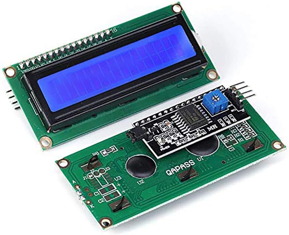 The LCD module and I2C LCD module