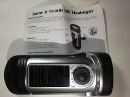 ThorFire Hand Crank Solar Flashlight