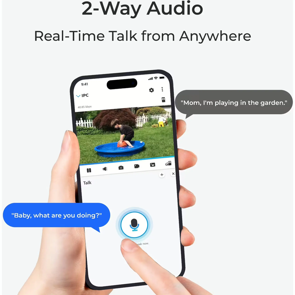 Two-Way Audio for Real-Time Talk
