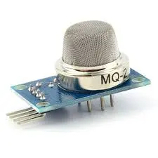 We used the Smoke sensor module (MQ-2) to sense smoke or dangerous gas concentrations in the project