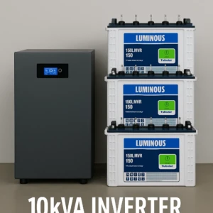 10KVA Inverter With 8 Battery Systems