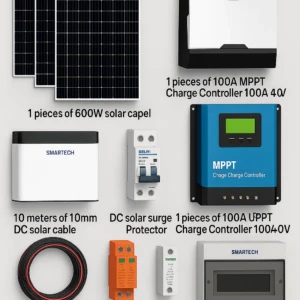 7.5 KVA inverter with 10KWH LI-Ion BMS