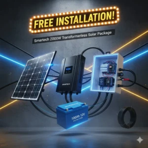 Smartech 2000W inverter with 200Ah Package