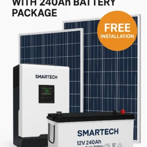 Smartech 4000W Solar Inverter with 240Ah Battery Package