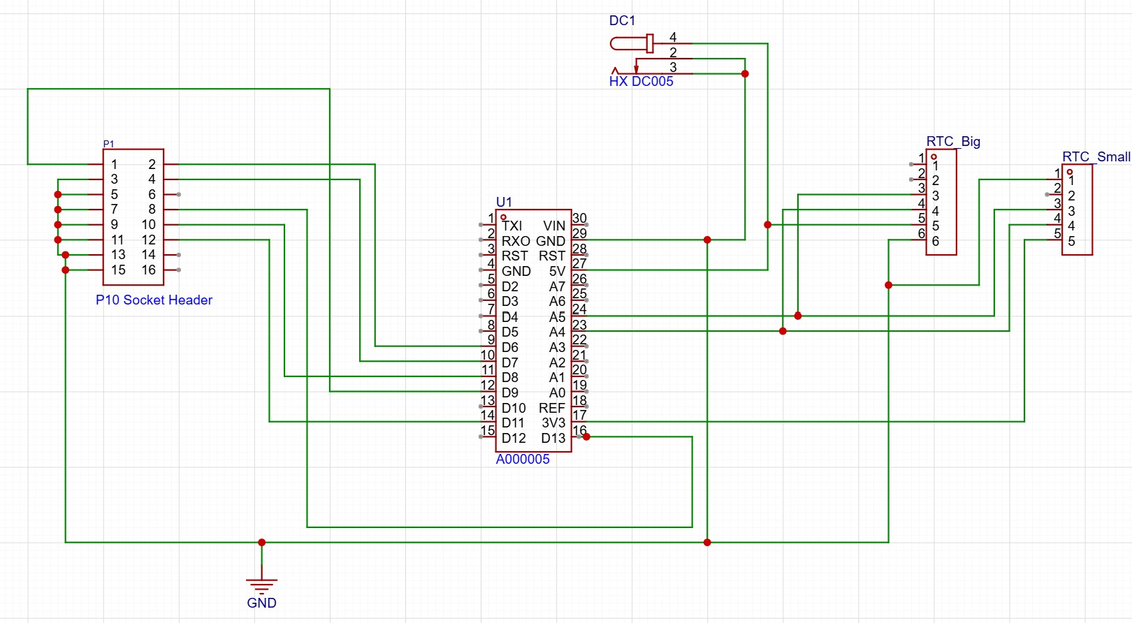 Complete of Schematic Diagram Arduino Igbo Market Display