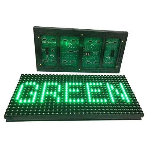 Arduino Igbo market day display- A P10 display board