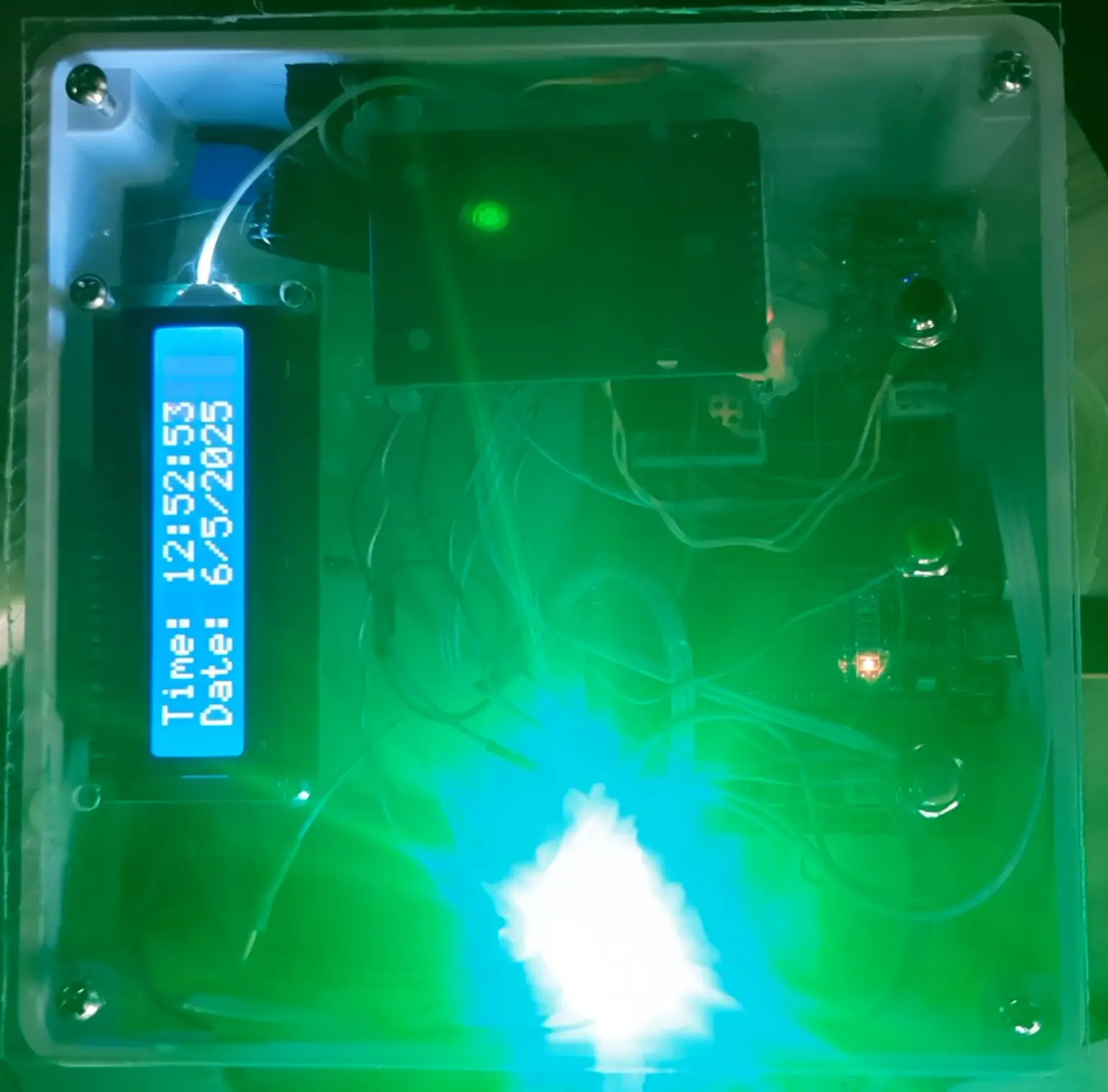 Front view of the RFID payment system design
