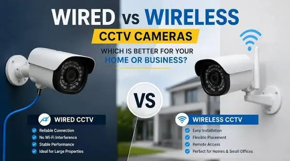 Wired vs. Wireless CCTV Cameras2